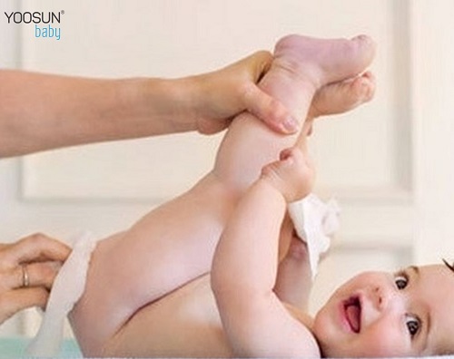 bị hăm háng ở trẻ sơ sinh